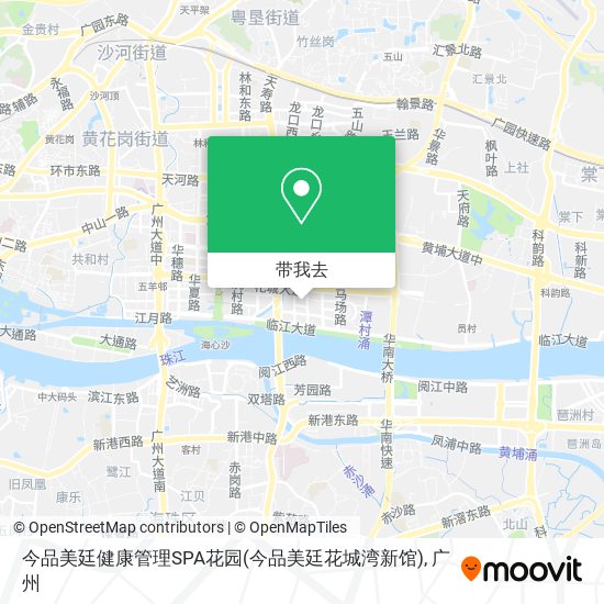 今品美廷健康管理SPA花园(今品美廷花城湾新馆)地图