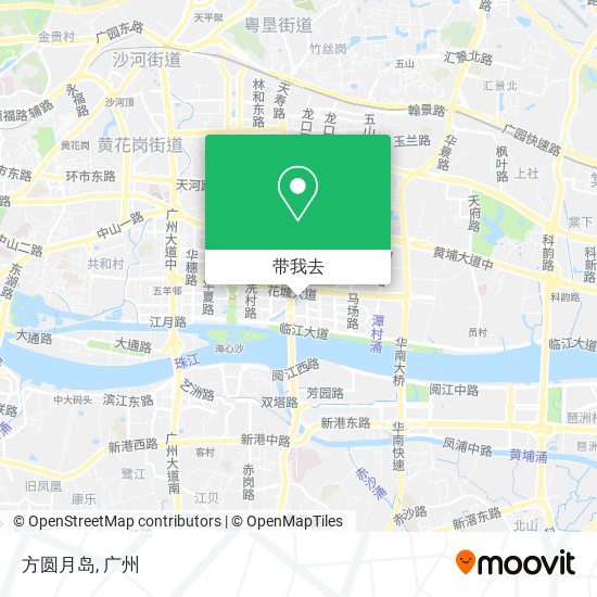 方圆月岛地图