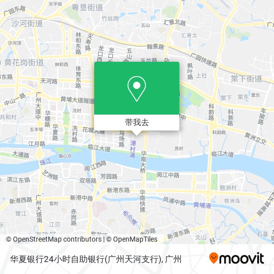 华夏银行24小时自助银行(广州天河支行)地图