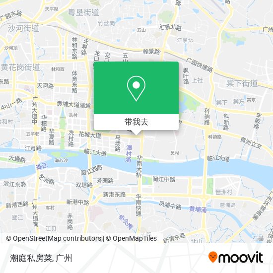 潮庭私房菜地图