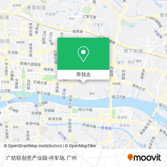 广纺联创意产业园-停车场地图