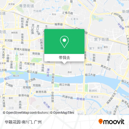 华颖花园-南1门地图