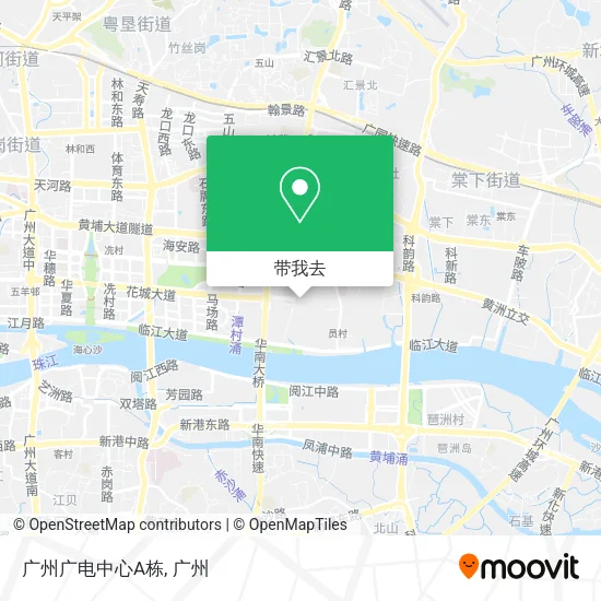 广州广电中心A栋地图