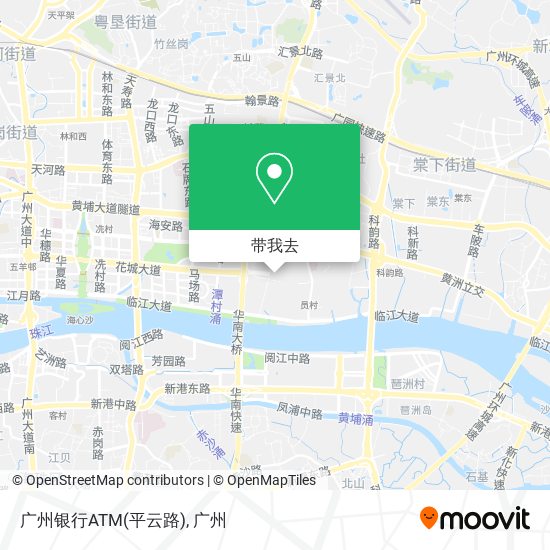 广州银行ATM(平云路)地图