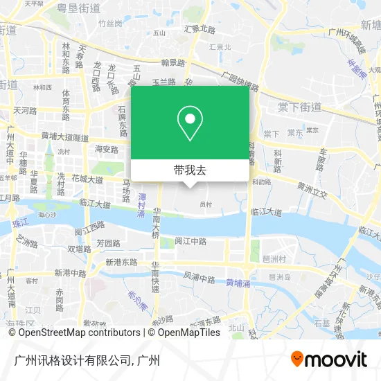 广州讯格设计有限公司地图