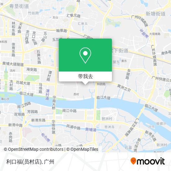 利口福(员村店)地图