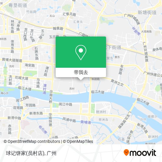 球记饼家(员村店)地图