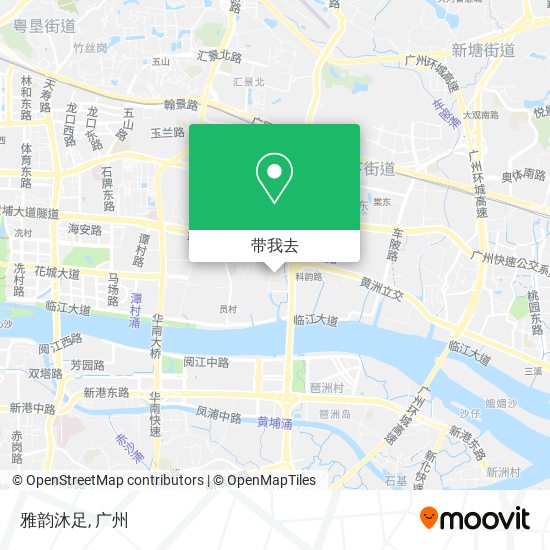 雅韵沐足地图