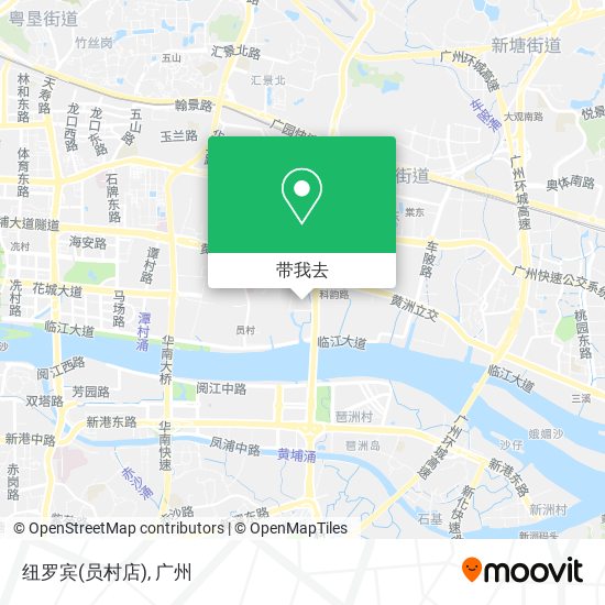 纽罗宾(员村店)地图