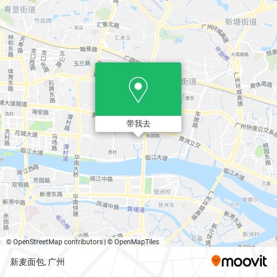 新麦面包地图