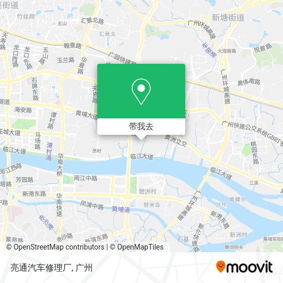 亮通汽车修理厂地图