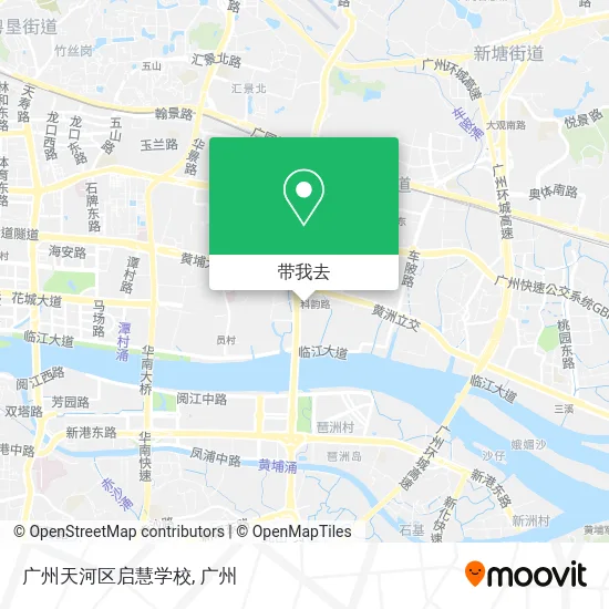 广州天河区启慧学校地图