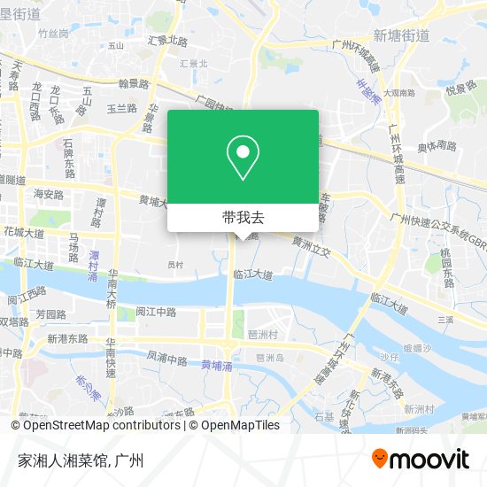 家湘人湘菜馆地图
