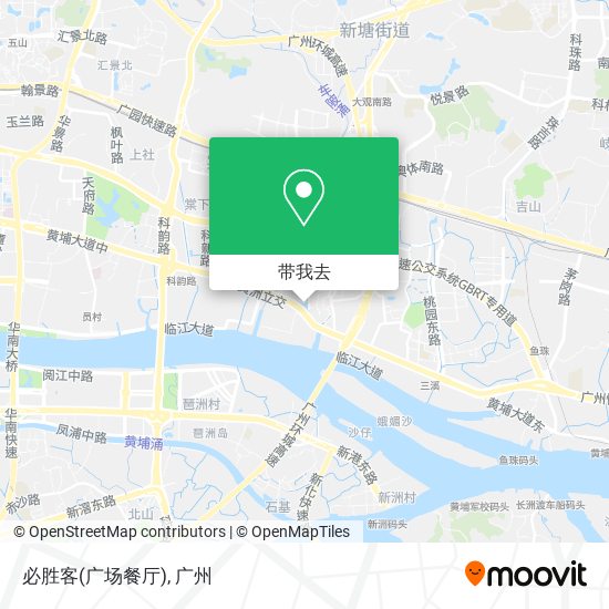 必胜客(广场餐厅)地图
