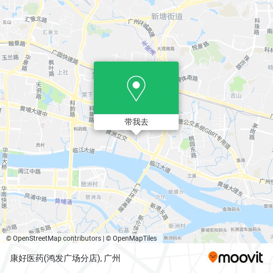 康好医药(鸿发广场分店)地图