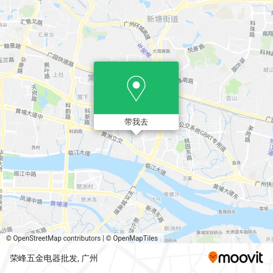 荣峰五金电器批发地图