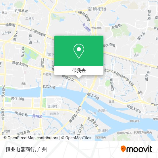 恒业电器商行地图