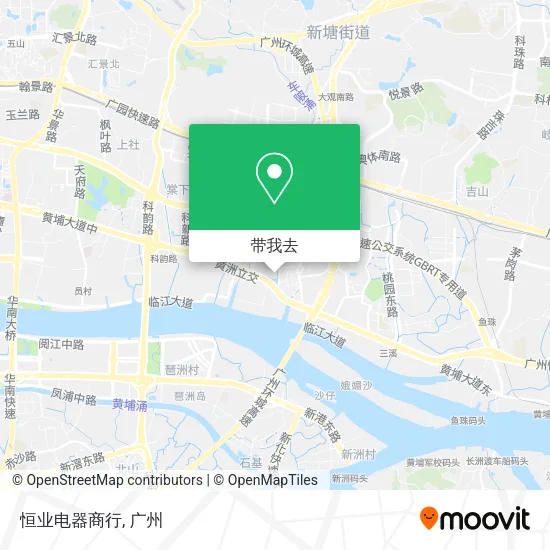 恒业电器商行地图