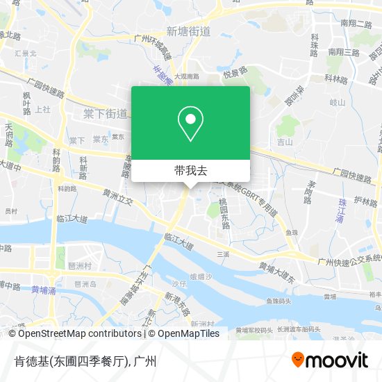 肯德基(东圃四季餐厅)地图