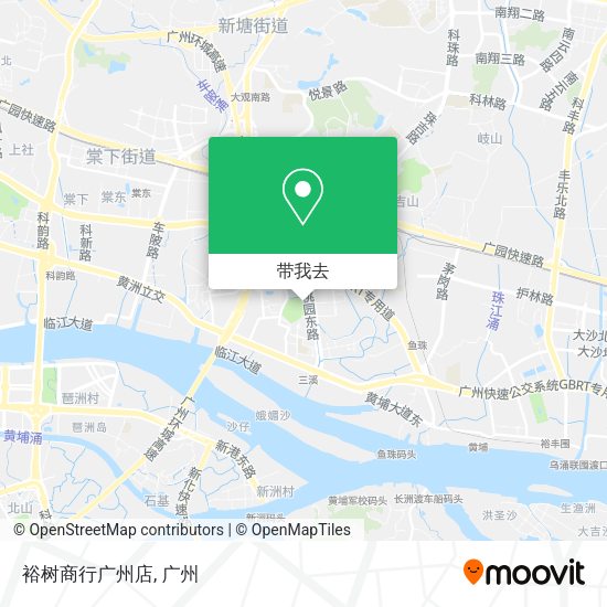 裕树商行广州店地图