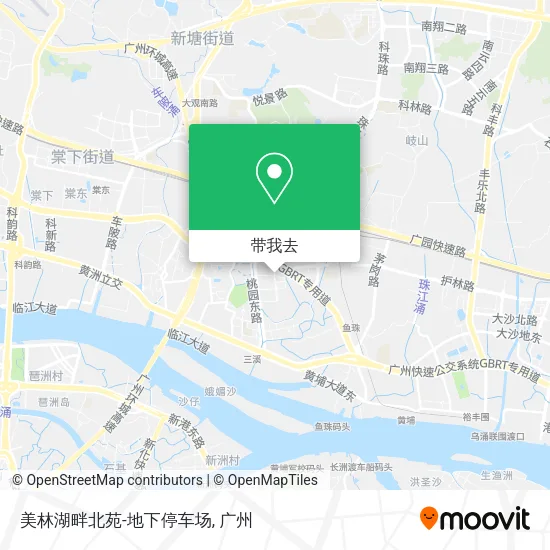 美林湖畔北苑-地下停车场地图