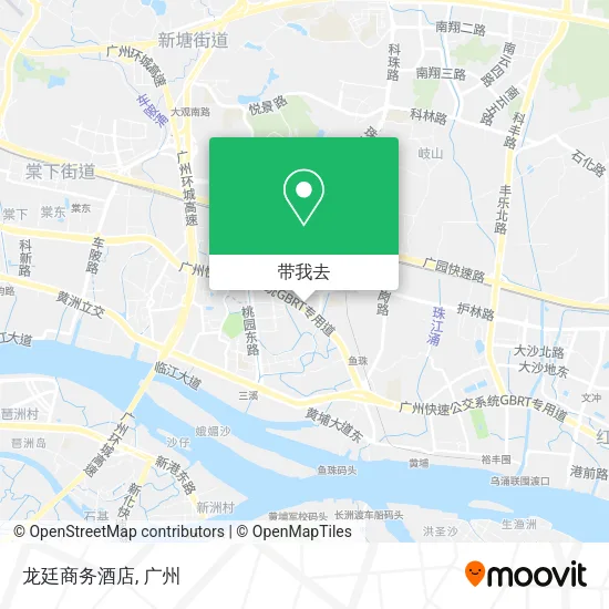 龙廷商务酒店地图