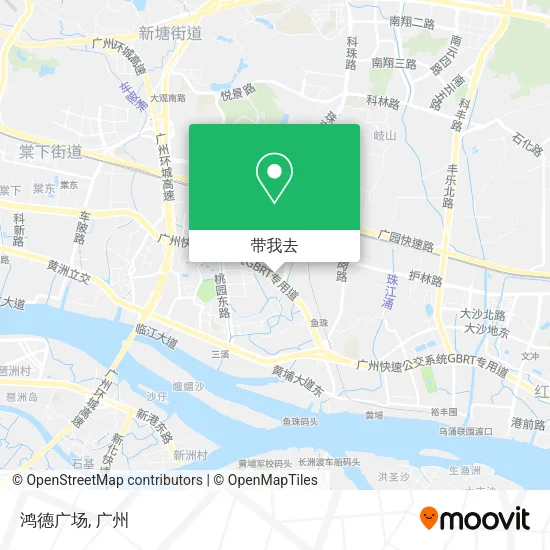 鸿德广场地图