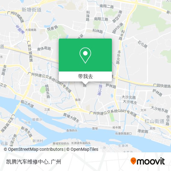 凯腾汽车维修中心地图