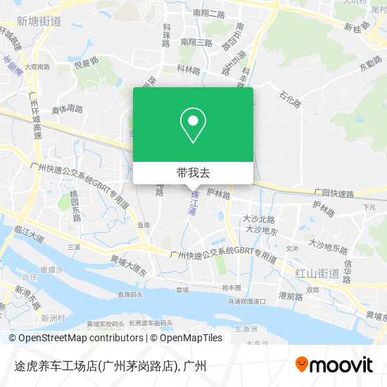 途虎养车工场店(广州茅岗路店)地图