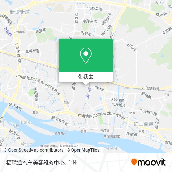 福联通汽车美容维修中心地图