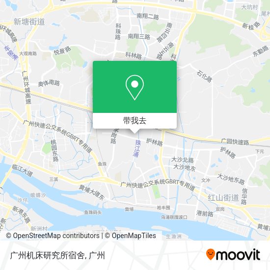 广州机床研究所宿舍地图