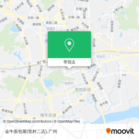 金牛面包屋(笔村二店)地图