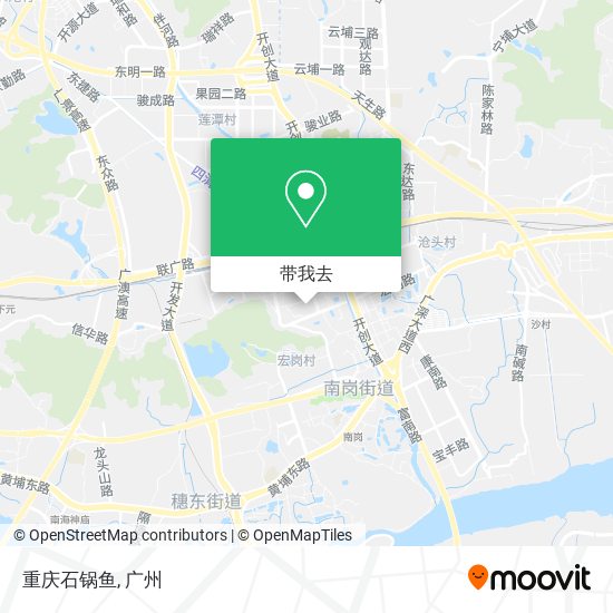 重庆石锅鱼地图