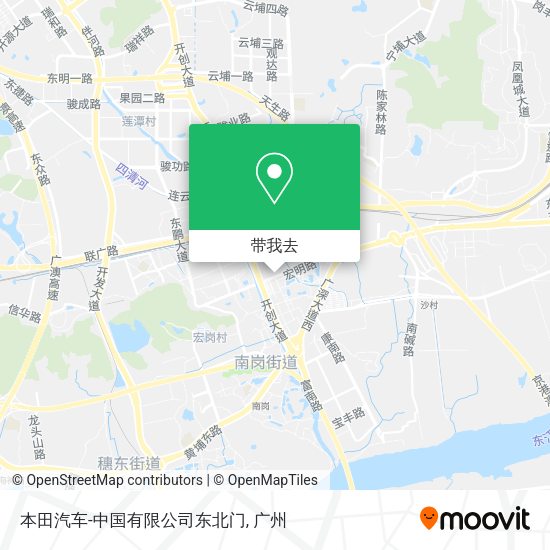 本田汽车-中国有限公司东北门地图