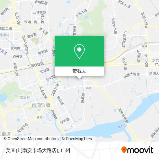 美宜佳(南安市场大路店)地图