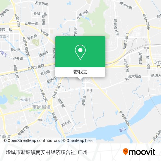 增城市新塘镇南安村经济联合社地图