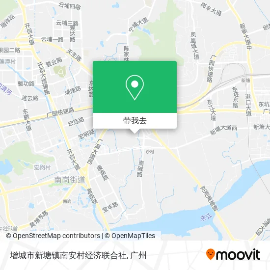 增城市新塘镇南安村经济联合社地图