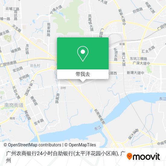 广州农商银行24小时自助银行(太平洋花园小区南)地图