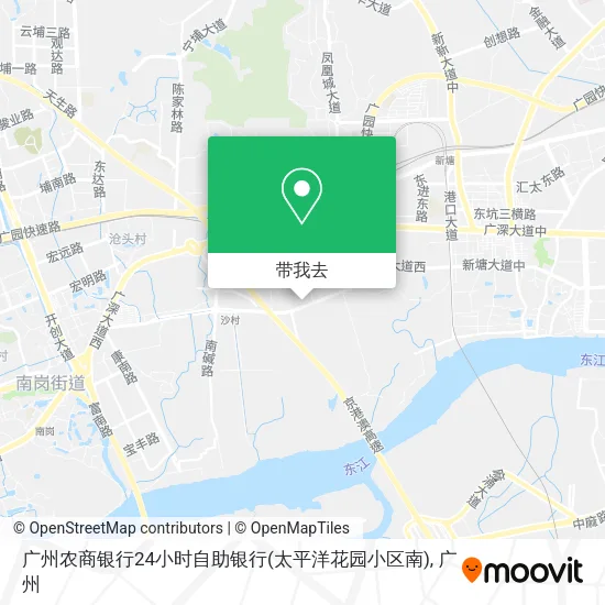 广州农商银行24小时自助银行(太平洋花园小区南)地图