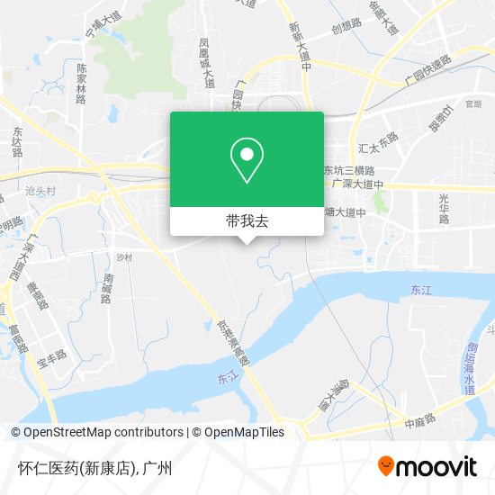 怀仁医药(新康店)地图