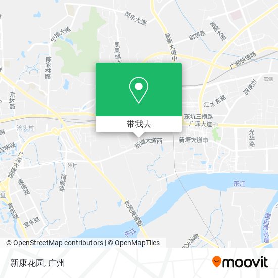 新康花园地图
