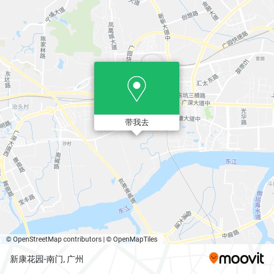 新康花园-南门地图
