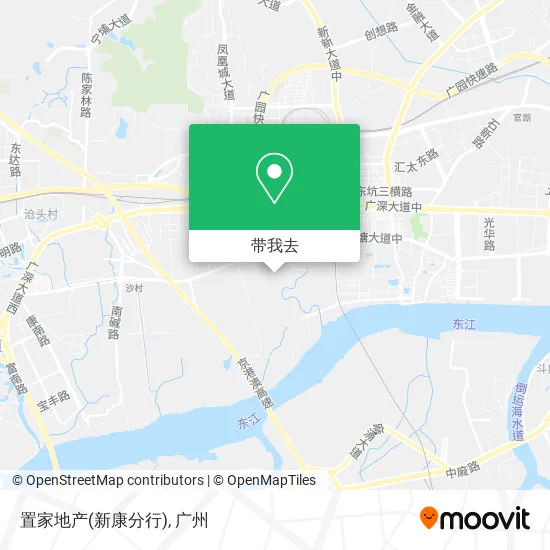 置家地产(新康分行)地图