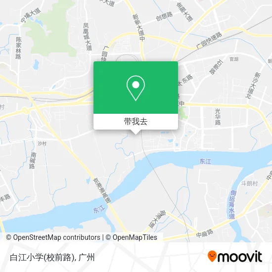 白江小学(校前路)地图