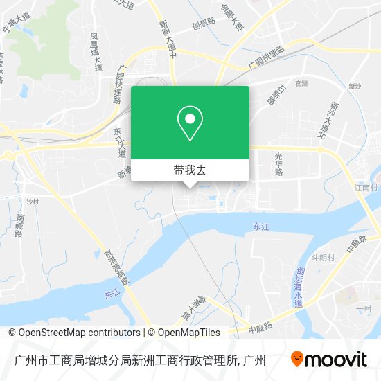 广州市工商局增城分局新洲工商行政管理所地图