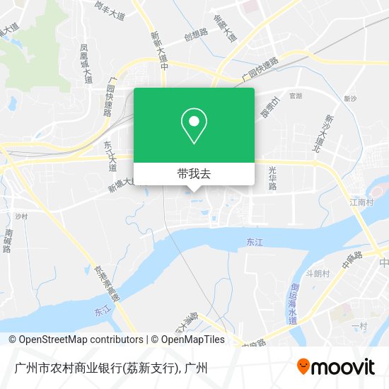 广州市农村商业银行(荔新支行)地图