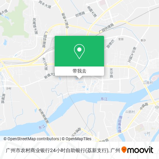 广州市农村商业银行24小时自助银行(荔新支行)地图
