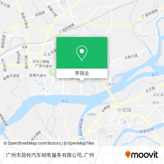 广州市昌铃汽车销售服务有限公司地图