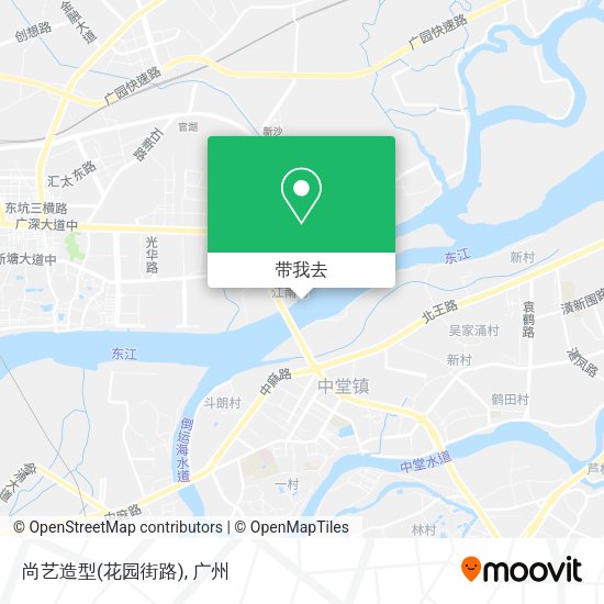尚艺造型(花园街路)地图