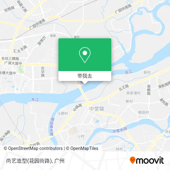 尚艺造型(花园街路)地图